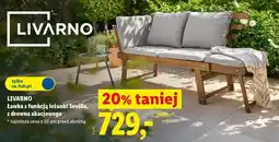 Lidl LIVARNO ławka z funkcją leżanki Sevilla oferta