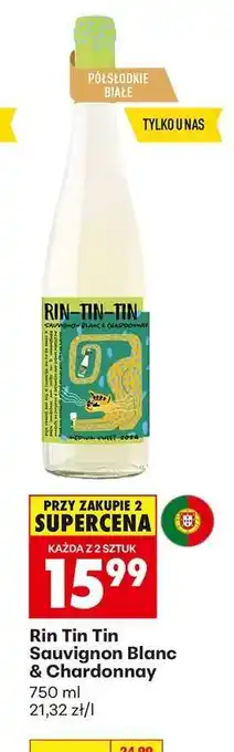 Biedronka Rin Tin Tin Sauvignon Blanc & Chardonnay oferta