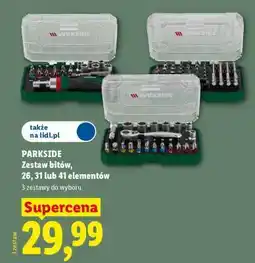 Lidl PARKSIDE Zestaw bitów oferta