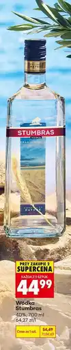 Biedronka WÓDKA STUMBRAS oferta