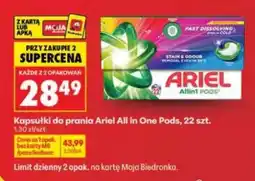 Biedronka Ariel All in One Pods, 22 szt oferta