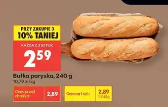 Biedronka Bułka paryska 240 g oferta
