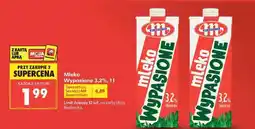 Biedronka Mleko Wypasione 3,2%, 1l oferta