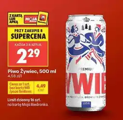 Biedronka piwo Żywiec 500 ml oferta
