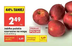 Biedronka Jabłko polskie czerwone na wage oferta