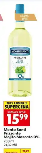 Biedronka Monte Santi Frizzante Mojito Moscato 0% oferta