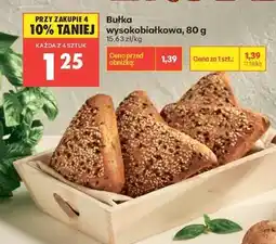 Biedronka Bułka wysokobiałkowa 80 g oferta