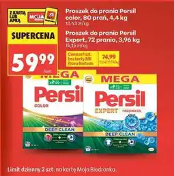 Biedronka Proszek do prania Persil color, 80 prań, 4,4 kg oferta
