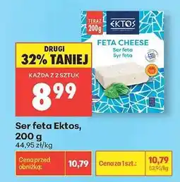Biedronka Ser feta Ektos, 200 g oferta
