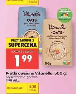 Biedronka Płatki owsiane Vitanella, 500 g oferta