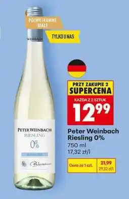 Biedronka Peter Weinbach Riesling 0% oferta