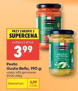 Biedronka Pesto Gusto Bello, 190 g oferta