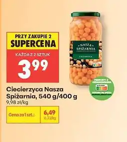 Biedronka Ciecierzyca Nasza Spiżarnia, 540 g/400 g oferta