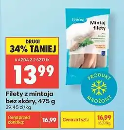 Biedronka Filety z mintaja bez skóry 475 g oferta