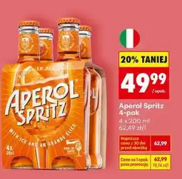 Biedronka Aperol Spritz 4-pak oferta