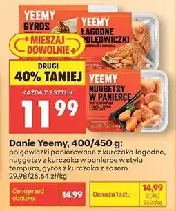 Biedronka Danie Yeemy, 400/450 g oferta