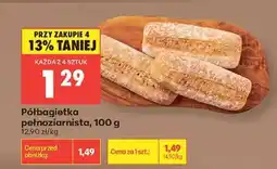 Biedronka Półbagietka pełnoziarnista, 100 g oferta