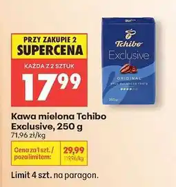 Biedronka Kawa mielona Tchibo Exclusive , 250 g oferta