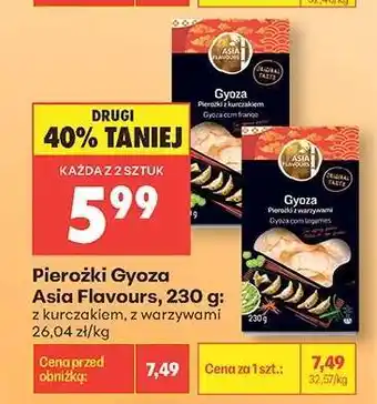 Biedronka Pierozki Gyoza Asia Flavours, 230 g oferta