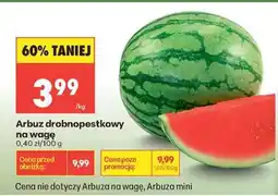Biedronka Arbuz drobnonpestkowy na wagę oferta
