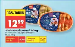 Biedronka Śledzie Kapitan Navi, 500 g oferta