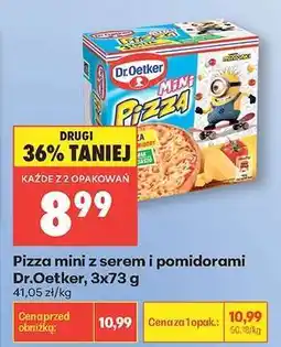 Biedronka Pizza mini z serem i pomidorami Dr.Oetker 3x73 g oferta