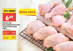 Biedronka świeże udo lub podudzie kurczaka Kraina Mięs Mega Paka oferta