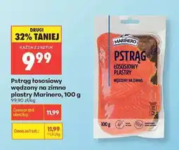 Biedronka Pstrąg łososiowy wędzony na zimno plastry Marinero, 100 g oferta