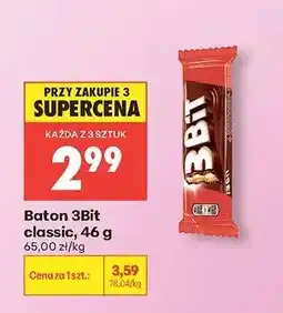 Biedronka Baton 3Bit classic, 46 g oferta