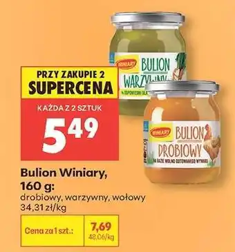 Biedronka Bulion WINIARY 160 g oferta