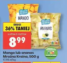 Biedronka Mango lub ananas Mroźna Kraina, 500 g oferta