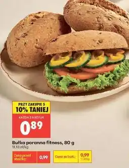Biedronka bułka poranna fitness , 80 g oferta