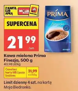 Biedronka Kawa mielona PRIMA FINEZJA 500 g oferta