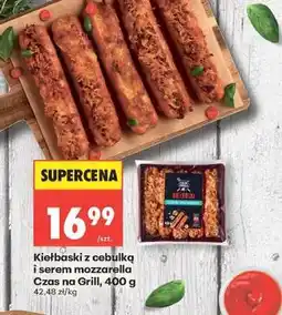 Biedronka Kiełbaski z cebulką i serem mozzarella Czas na Grill, 400 g oferta