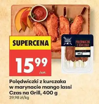 Biedronka Polędwiczki z kurczaka w marynacie mango lassi Czas na Grill 400 g oferta