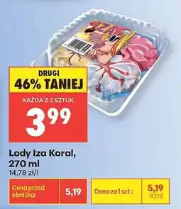 Biedronka Lody Iza Koral, 270 ml oferta