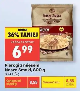 Biedronka Pierogi z mięsem Nasze Smaki, 800 g oferta