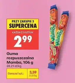 Biedronka Guma rozpuszczalna Mamba, 106 g oferta