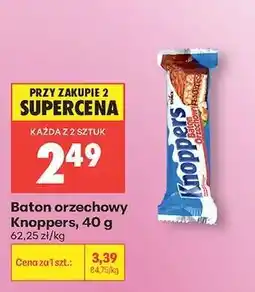Biedronka Baton orzechowy Knoppers, 40 g oferta