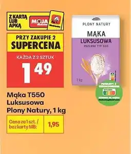 Biedronka Mąka T550 Luksusowa Plony Natury, 1 kg oferta