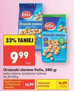 Biedronka ORZESZKI ZIEMNE FELIX 380 G oferta