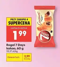 Biedronka Rogal 7 Days kakao 60 g oferta