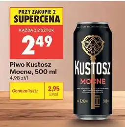 Biedronka Piwo Kustosz Mocne, 500 ml oferta