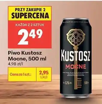 Biedronka Piwo Kustosz Mocne, 500 ml oferta