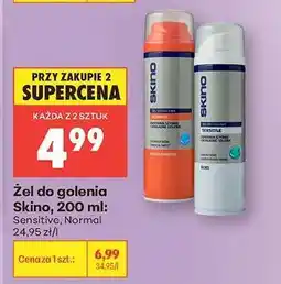 Biedronka Żel do golenia Skino, 200 ml oferta