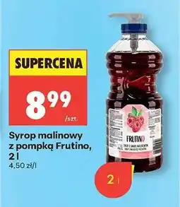 Biedronka Syrop malinowy z pompką Frutino, 2 l oferta