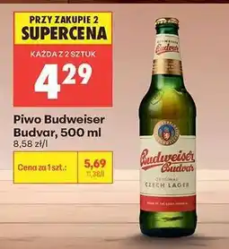 Biedronka Piwo Budweiser Budvar 500 ml oferta