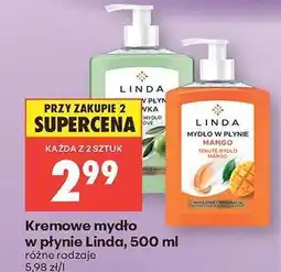 Biedronka Kremowe mydło w płynie Linda, 500 ml oferta