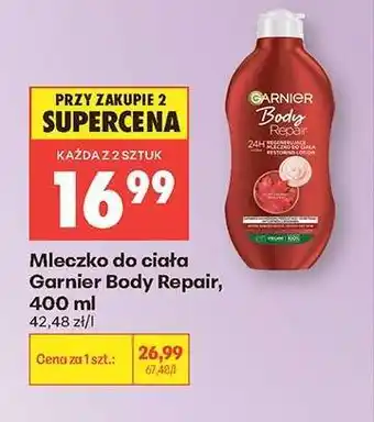 Biedronka Mleczko do ciała Garnier Body Repair, 400 ml oferta