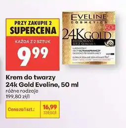 Biedronka Krem do twarzy 24K Gold Eveline, 50 ml oferta